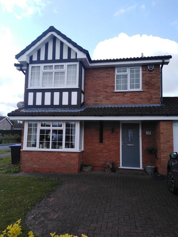Finished house front