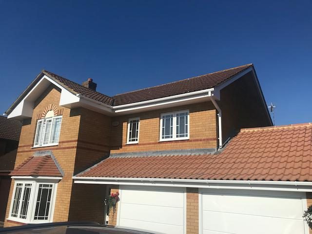 Finished roof and roofline